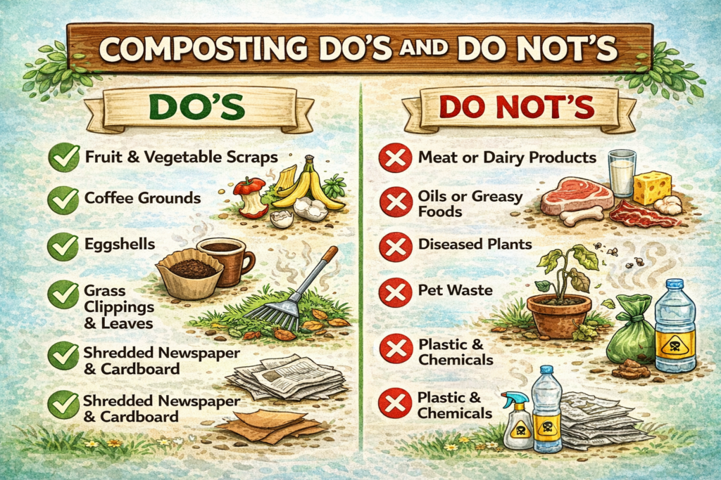Composting Do's and Do Nots