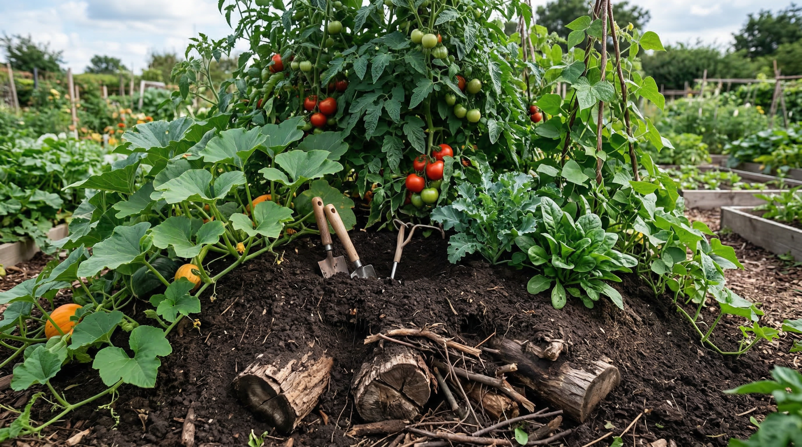 Hugelkultur Gardening