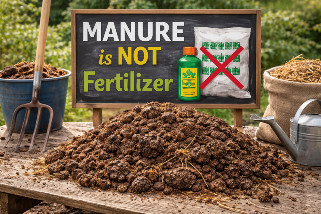 Manure is NOT Fertilizer