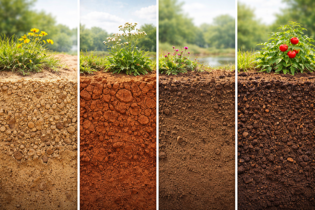 Different Soil Types