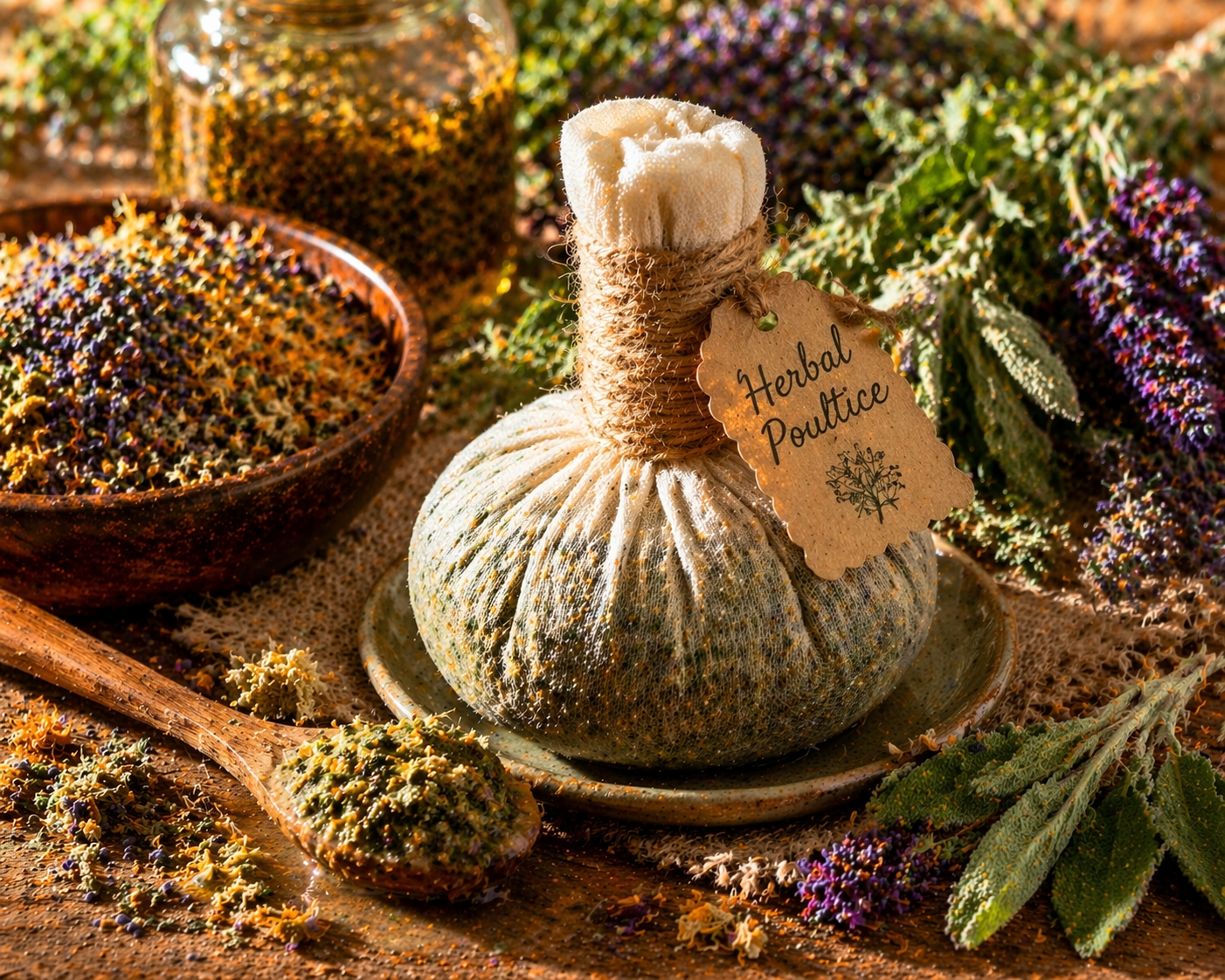 How to Make a Herbal Poultice