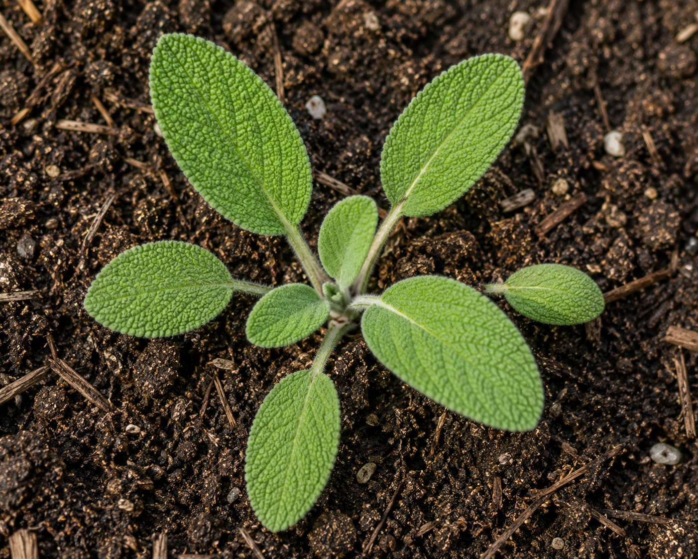 Young Sage Leaves