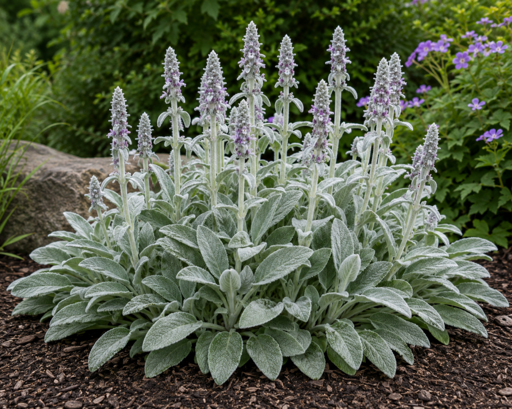 Lamb's Ear In Ground