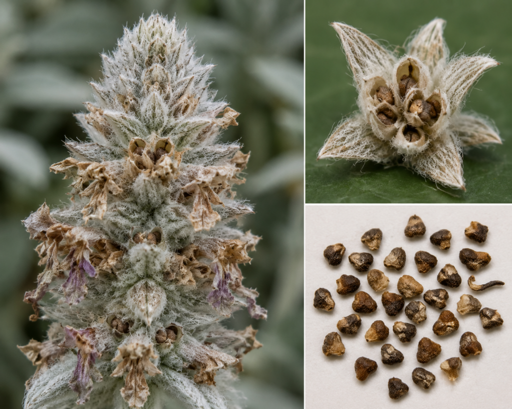 Lamb's Ear Seed Head