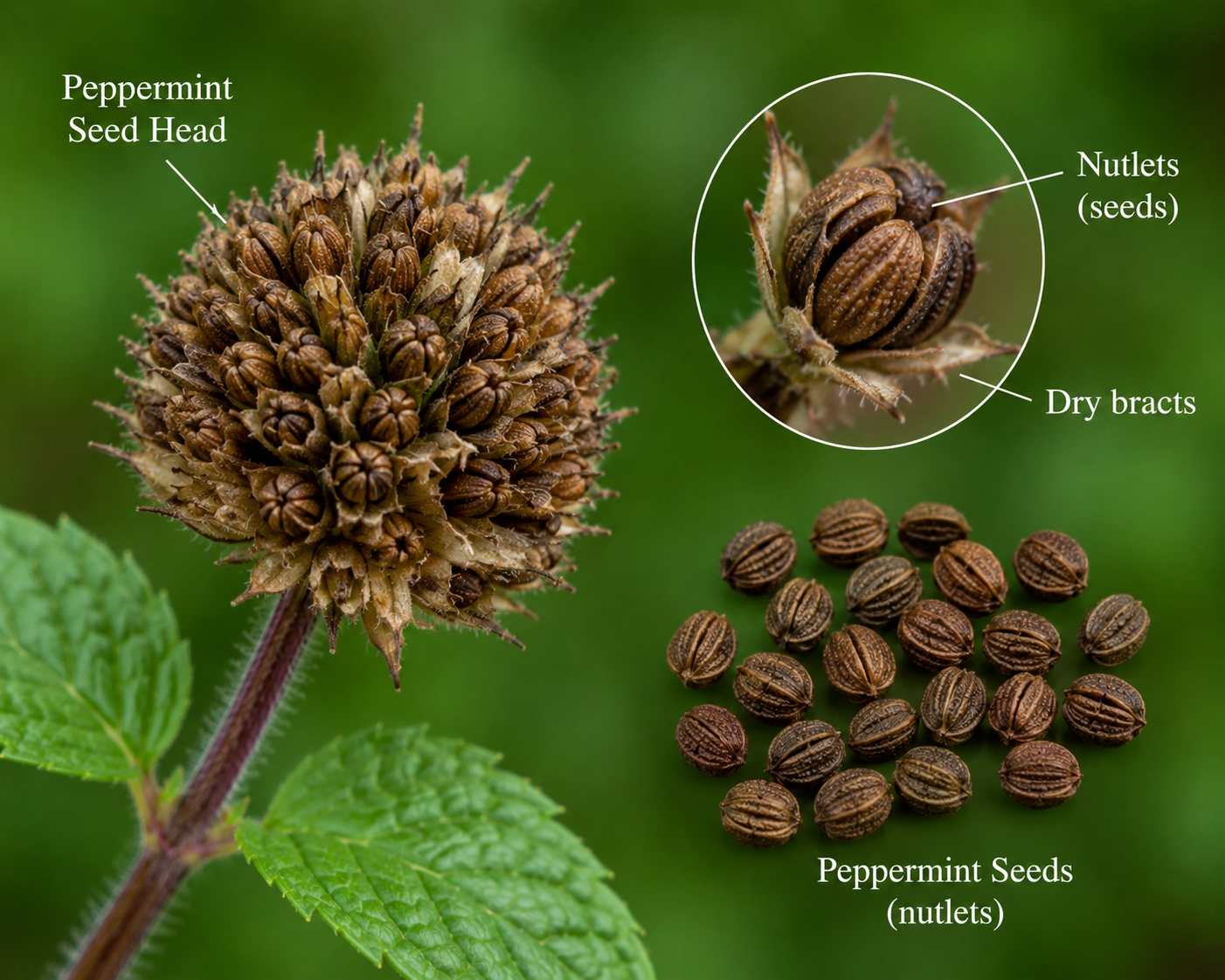 Peppermint Seed Head