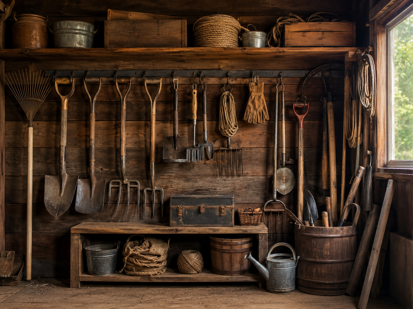 Homestead Tool Storage: Keeping Garden, Livestock, Workshop, and Repair Tools Organized